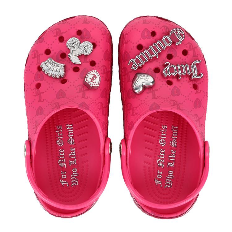 Juicy Couture x Crocs Classic Clog Розовые Унисекс Кроссовки Мульти 210823-90H