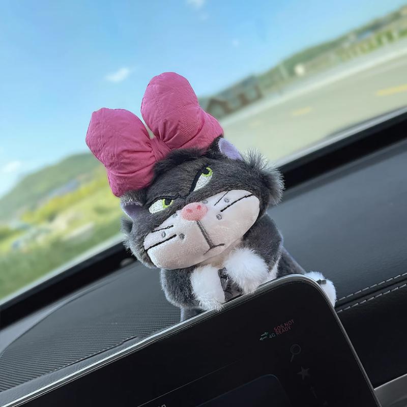 Творческий милый мультяшный кот украшение для автомобиля дворник поворотник плюшевые украшения украшения