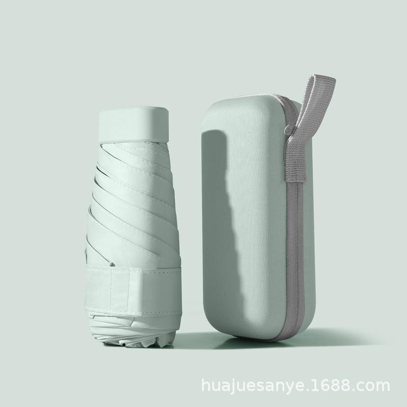 Плоский 60% зонт солнцезащитный 14см картонный 50% зонт складной мини ультралегкий капсульный зонт от солнца зонт