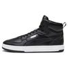 Padded Comfortable Round Toe High Top Sneakers Unisex Sneakers Black 392333-02