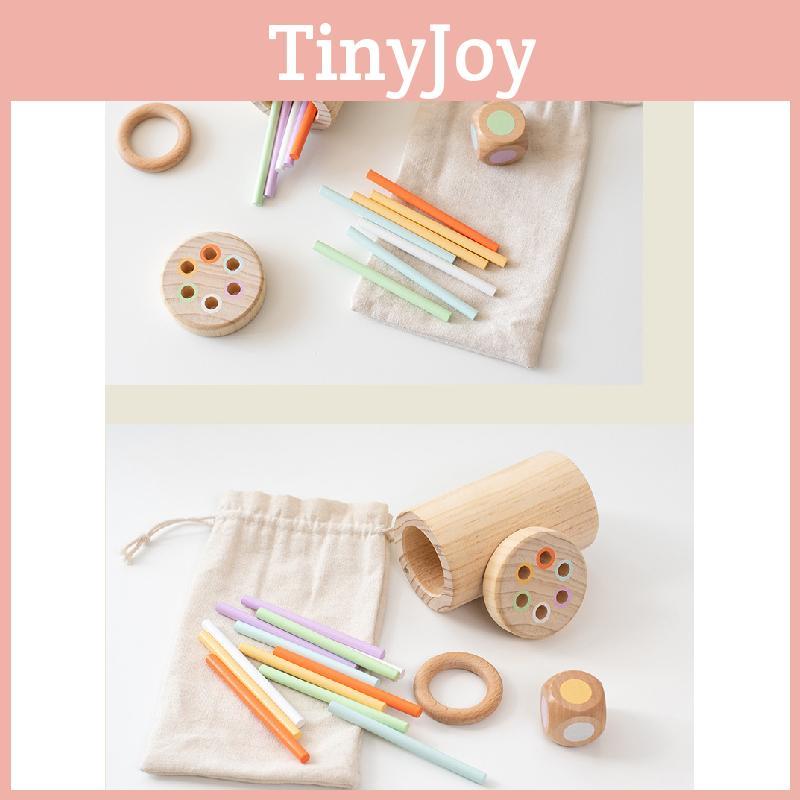 Color Wooden Take Balance Stick Game Children Puzzle Toy Set For Color Cognition