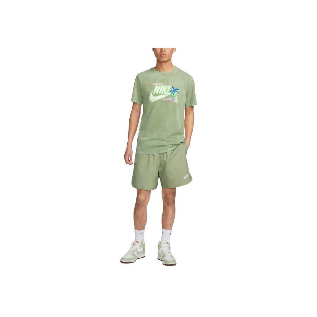 Nike Мужская футболка с коротким рукавом и логотипом Alphabet Matcha FB9789-386
