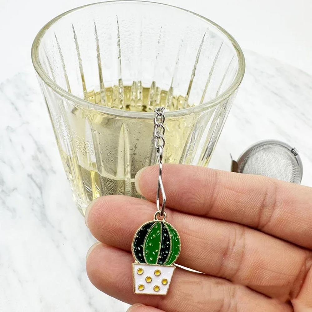 2PCS Stainless Steel Butterfly Bee Chain Tea Infuser Fine Mesh Spice Ball Tea Strainer Soup