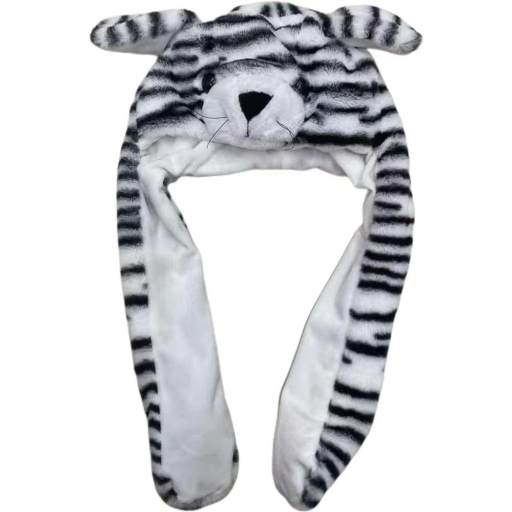 Светящаяся шапка с подвижными ушами в виде капибары, плюшевая шапка в виде панды, игрушки, прыгающая шапка в виде капибары, подарки на день рождения