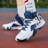 35-46 Teen Adult Large Shock Absorbent Anti Slip Fashion Trend High Top Basketball Shoes Casual Sports Shoes
