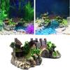 Pet Supplies Artificial Bridge Rockery Fake Landscaping Fish Tank Ornament Resin Aquarium Ornaments