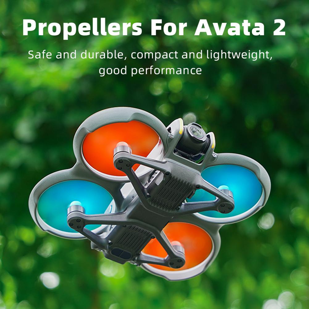 2/4 Pairs Propellers with Screw&Screwdriver Drone Propeller Drone Propeller Blade Kit for DJI Avata 2 Drone Accessories