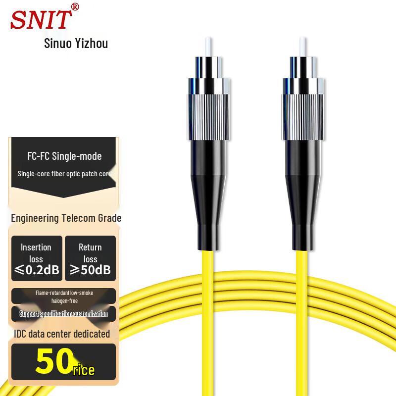 SNIT Telecom-Grade Fiber Optic Patch Cable