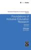 The Foundations of Inclusive Education Research Book