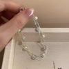 Gypsophila Double-Layer Pearl Bracelet: 2025 New Light Luxury, Niche Exquisite Micro-Inlaid Zircon Design for Women