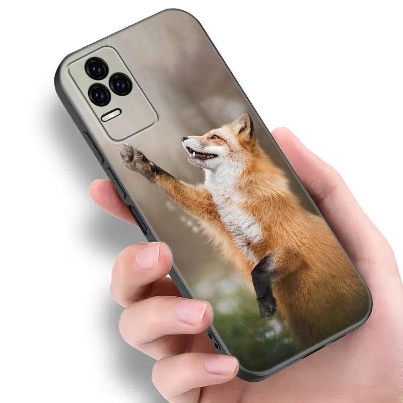 Чехол для телефона с изображением лисы для Xiaomi POCO F2 F3 M2 M3 M4 X3 X4 Pro NFC F4 GT 5G F1 X2 C3 C31 C40 M5S, мягкий черный чехол из ТПУ