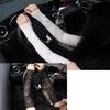 1 Pair Summer Sun UV Protection Lace Cycling Bike Sports Solid Colored Fingerless Gloves Women's Floral Lace Arm Sleeves