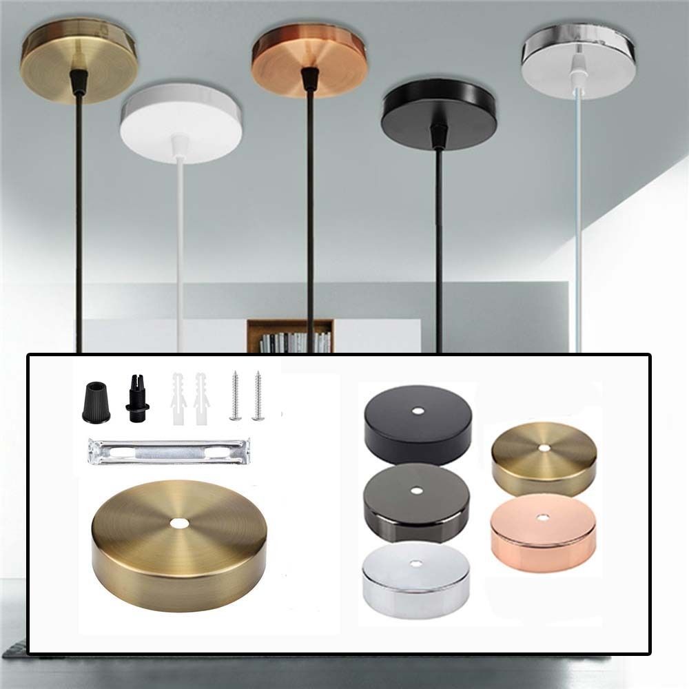 Fitting Round Pendant Lamp Holder Ceiling Base Plate Pendant Light Accessories Lamp Base Holder