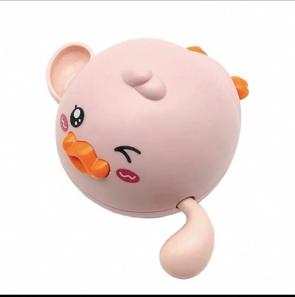 Заводные игрушки для ванной: Желтая утка и черепаха рыба-клоун для детей