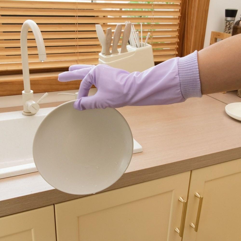 Tear-resistant Dishwashing Gloves Waterproof Housekeeping Gloves Cleaning Gloves Kitchen Use