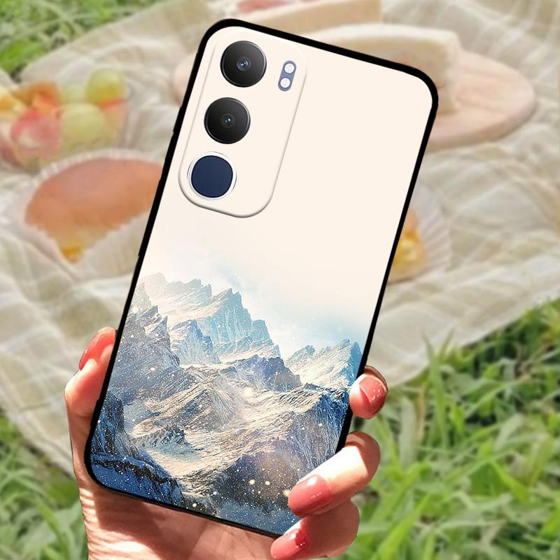 Чехол для Vivo Y19s V2419 Новая Модная Расцветка Крашеный Силиконовый Чехол для Телефона Для VIVO Y19S 4G Ударопрочный Защитный Чехол Бампер