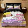 Kleine Prinzessin Pattern Bedding Uilt Set Uilt Cover Pillowcase Home Decoration Birthday Gift (1 * Duvet Cover + 2 * Pillowcase Without Core)