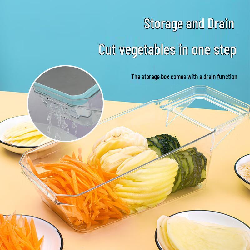 Yuka Jue Multifunctional Stainless Steel Vegetable Slicer & Grater