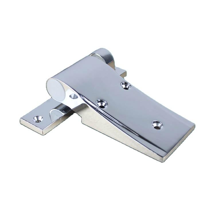 SK2-201 Refrigerator Freezer Hinge Chrome Plated Lift-off Door Hinge with Spring-Loaded Zinc Alloy Material