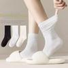 Comfortable Boneless Socks Solid Color Women's Sock Soft Medium Tube Sock