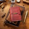 7 Colors 4 Sizes Travel Journal Genuine Leather Cover Handmade Notebook DIY A5 Diary Office School Note Book Free Embossing Name