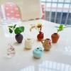 8pcs Cute Ceramic Vase Fridge Magnets 3D Refrigerator Magnets Decoration for Kitchen Office Whiteboard