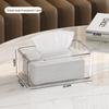 Transparent High-End Tissue Box for Living Room and Bedroom