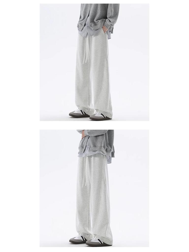 Men's Casual Japanese Wide-Leg Pants - New Spring/Autumn Slim, Loose-Fit, All-Match Style.