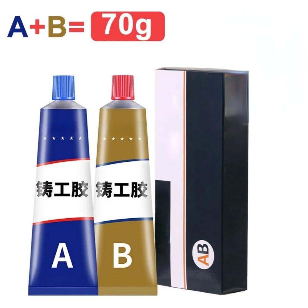Клей для ремонта жидкого металла, высокопрочный герметик для сварных швов, металлический клей, термостойкость, прочный литейный клей AB