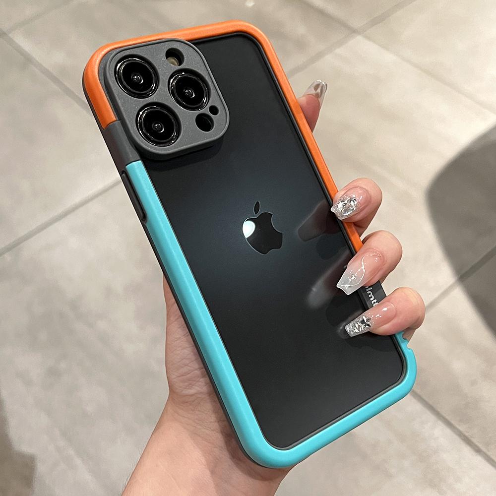 Чехол-бампер из жидкого силикона с роскошной рамкой для iPhone 17 15 11 12 13 14 Pro Max Plus Контрастный цвет Мягкая окантовка Ударопрочный чехол