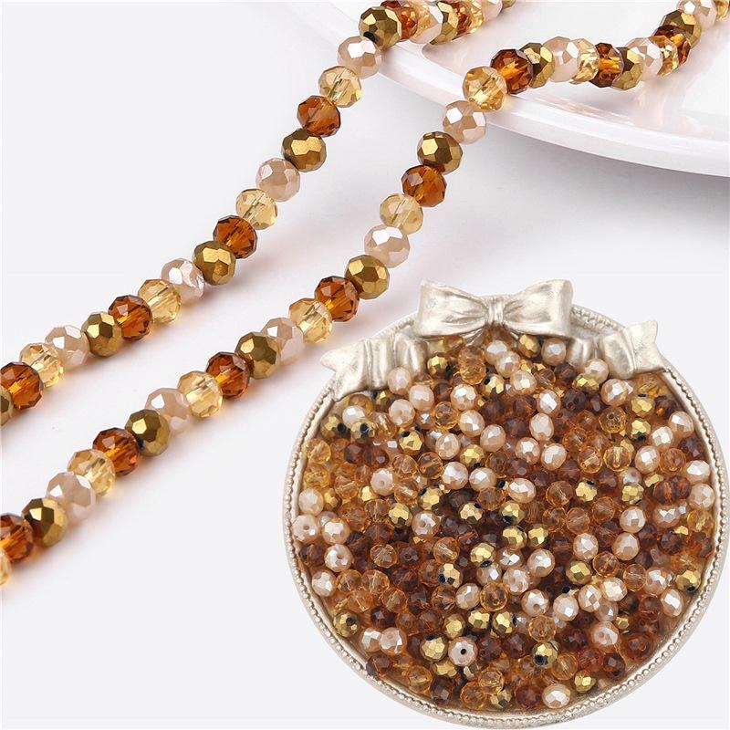 Home Party Supplies For Jewelry Making Beads Faceted Jewelry Accessories Bright DIY 100PCS/Lot Popular Glass Crystal Hot Sale High Quality Rondelle