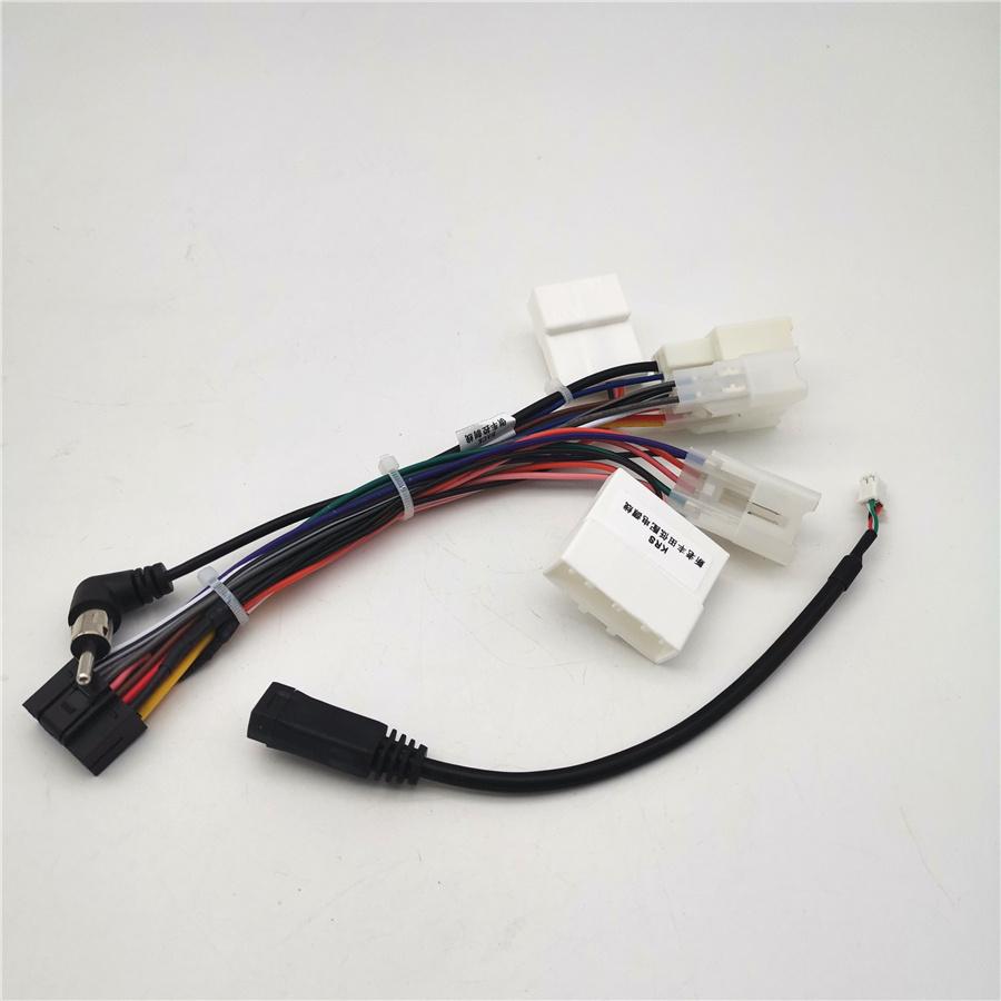 Для Toyota Радио Аудио 16-контактный Разъем Жгута Проводов с 4-контактным USB Кабелем Адаптером