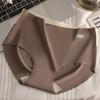 Women's Spring and Summer Ice Silk Non Mark Color Breathable Extended Gear Nude Comfortable Middle Waist Triangle Briefs