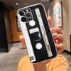 Phone Case For iphone 17 Pro Max Air 16 15 14 13 Pro Max 15 16 Pro 15Plus Retro Cassette Tape Battery
