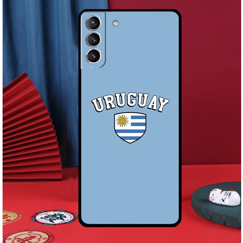 Uruguay Flag Phone Case For Samsung Galaxy S25 Ultra S9 S10 S20 S21 S22 Plus S23 FE S24 Ultra Back Cover