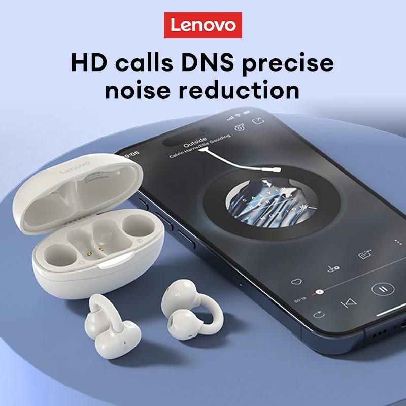 Оригинальная гарнитура Lenovo EA330 OWS Bluetooth V5.4 HiFi стереогарнитура с эргономичным дизайном, гарнитура с зажимом для ушей, музыкальная игровая спортивная гарнитура