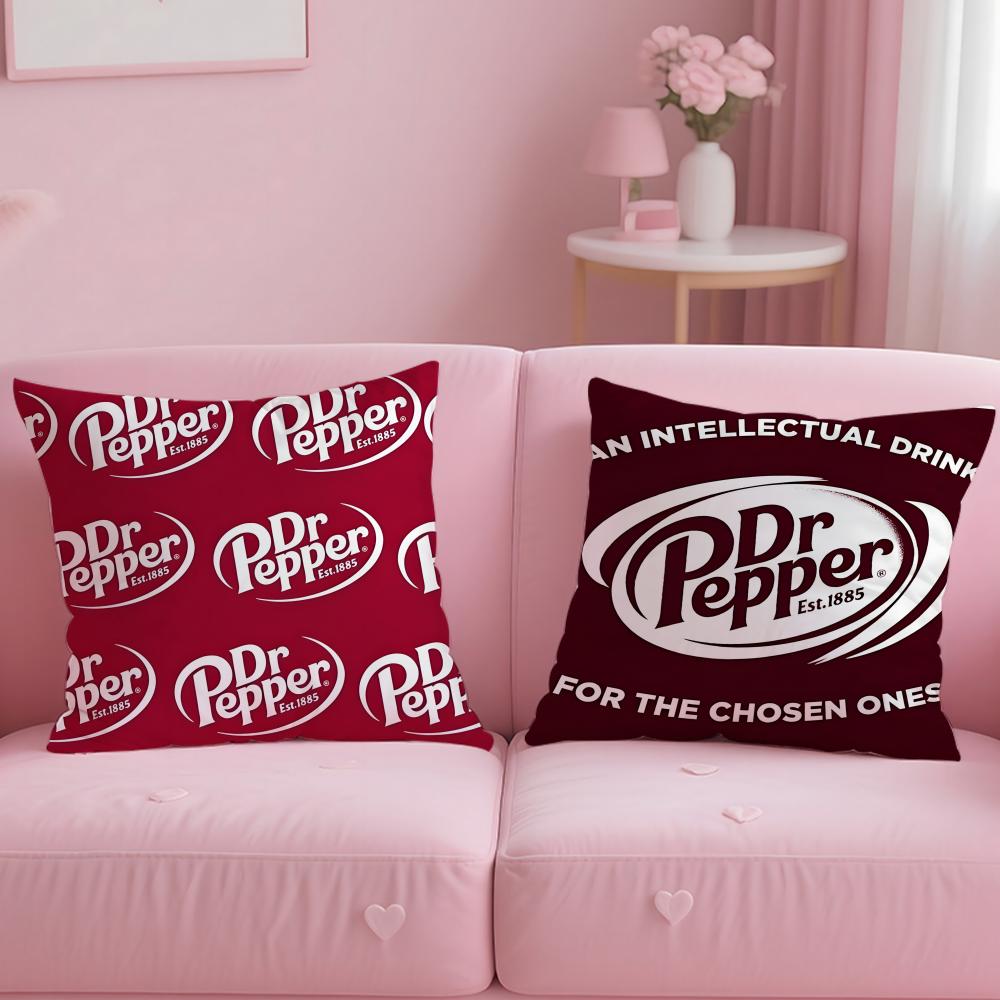 Классический бренд напитков Dr Pepper Наволочка Мягкая и Легко стирающаяся – Универсальная для Дивана, Кровати, Путешествий и Офиса