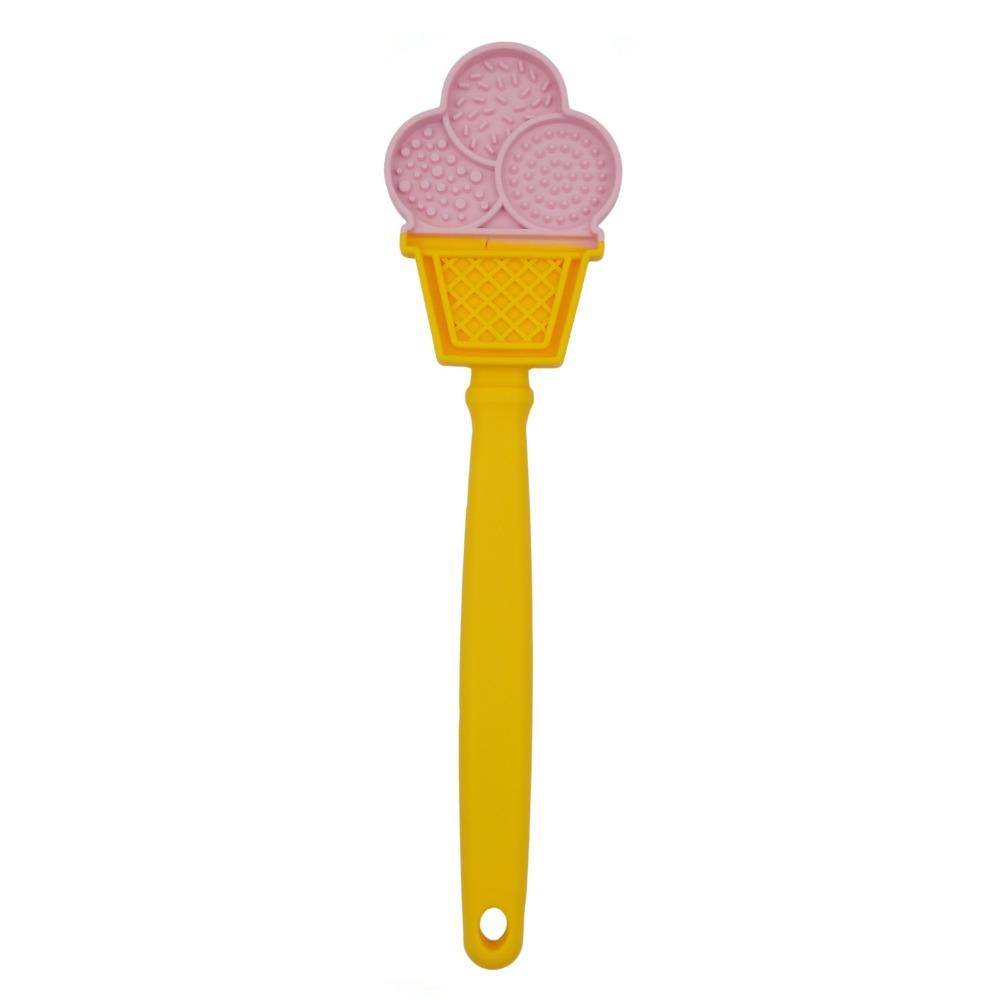 Silicone Pet Slow Feeder Stick Bite Resistant Creative Dog Lick Toys Easy To Clean Safety Pet Snack Dispenser Dog Dental Care
