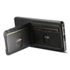 SUTENI H03 For Samsung Galaxy S25 Ultra Case Card Holder Waxy Texture Leather+TPU Phone Cover