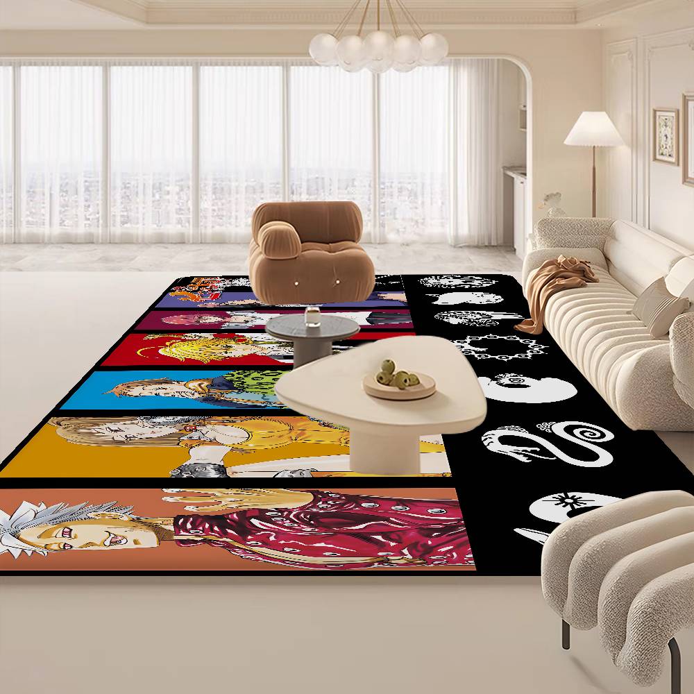 THE Seven Deadly Sins Anime Floor Mat Rectangle Anti-slip Home Soft Badmat Front Door Indoor Outdoor Mat Hotel Decor Mat