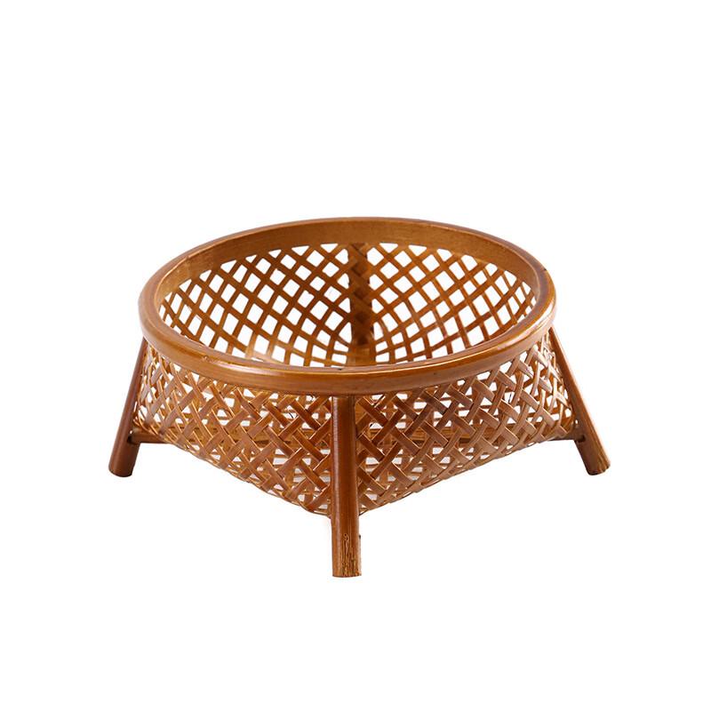 Мини-корзина для хранения из бамбука ручной работы