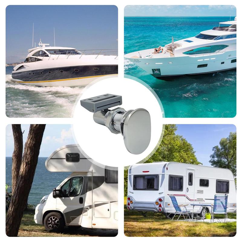 Трубчатый замок, сменные замки для хранения автофургонов, замки для шкафов, дверные замки для прицепов, замки для хранения автофургонов из цинкового сплава, надежные, простые в установке