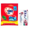 Набор зубная паста Sensodyne и стиральный порошок Omo