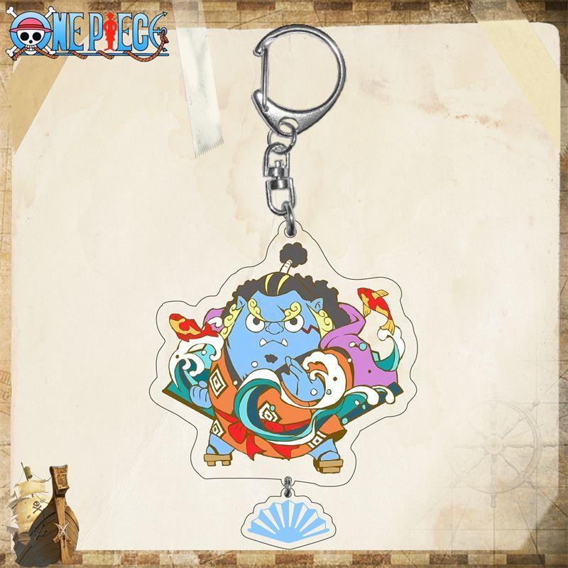 One Piece King Luffy Sona Beauty Подвеска Аниме Акриловый Брелок Прозрачный Брелок Акрил
