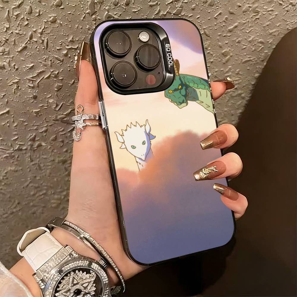 Чехол для телефона D-Dragon Maid Tohru Ilulu для iPhone 17,16,15,14,13,12,11 Plus,Pro Max,XS, Цветной Серебристый Чехол для телефона Funda Cover