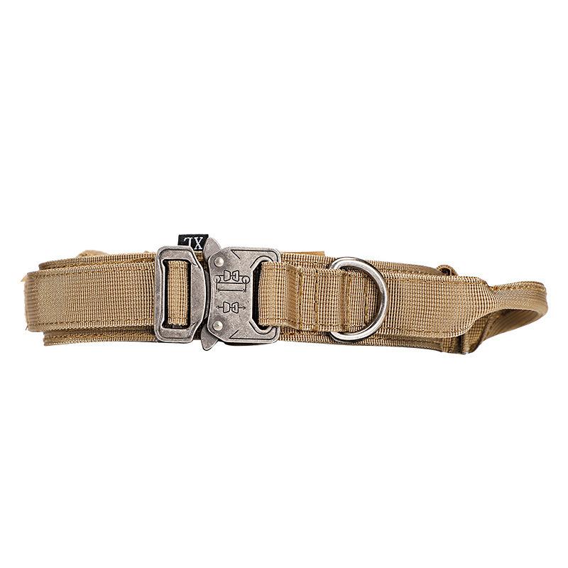 3 Colors Military Tactical Pet Collar Nylon Luxury Pet Training Dog Collar for Medium and Large Dogs