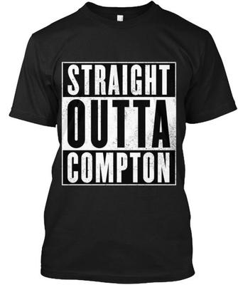 Футболка Straight Outta Compton Сделано в США Размеры от S до 5XL Унисекс