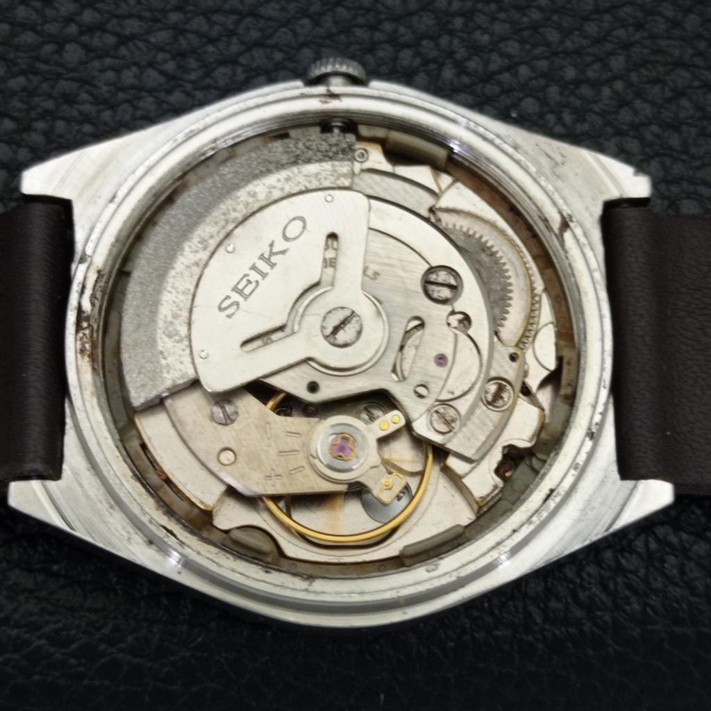 ЯПОНИЯ ВИНТАЖ SEIKO 5 АВТОМАТИЧЕСКИЕ 6309A МУЖСКИЕ ЧАСЫ ПЕРСИКОВОГО ЦВЕТА ЦИФЕРБЛАТ a701466-5