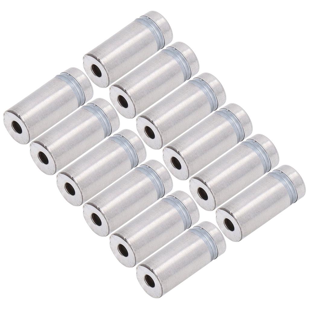 12Pcs Standoff Screws Stainless Steel Wall Sign Advertising Hardware Nail for Acrylic 12inx1in
