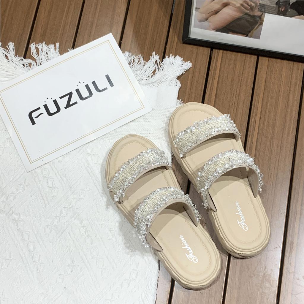 Женские тапочки верхняя одежда лето новые повседневные односимвольные тапочки на плоской подошве домашние тапочки на плоской подошве крутые тапочки производитель